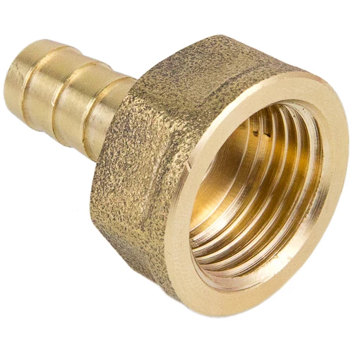 Переходник неразъемный Aquasfera 9101 Дн13x3/8″ Ру16 внутренняя резьба/штуцер, для шланга, материал – латунь