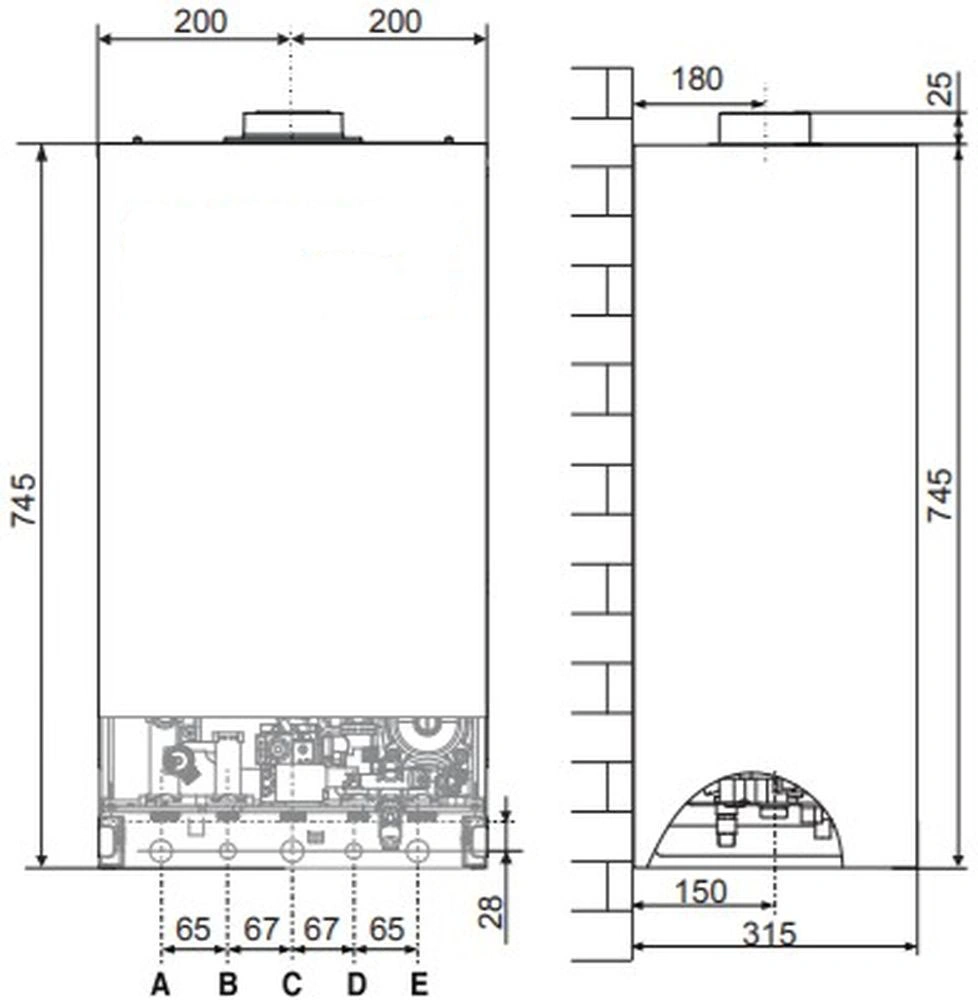 Котел газовый Ariston ALTEAS XC 24 FF 25.8 кВт настенный конвекционный двухконтурный