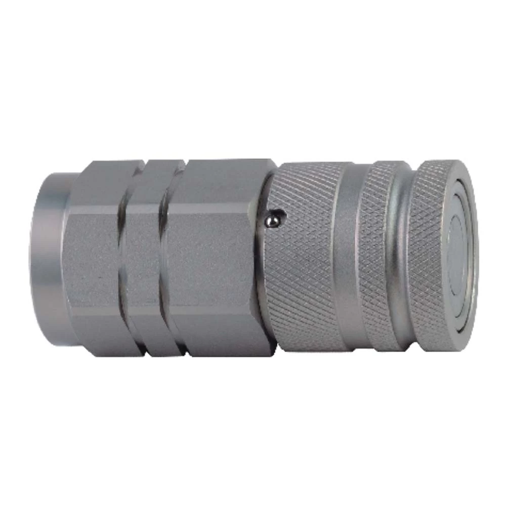 Розетка БРС LSQ FFH Дн10х3/8″ Ру345, присоединение внутренняя резьба G3/8″, диаметр стыка Dn10, корпус - сталь, уплотнение NBR, ISO 16028