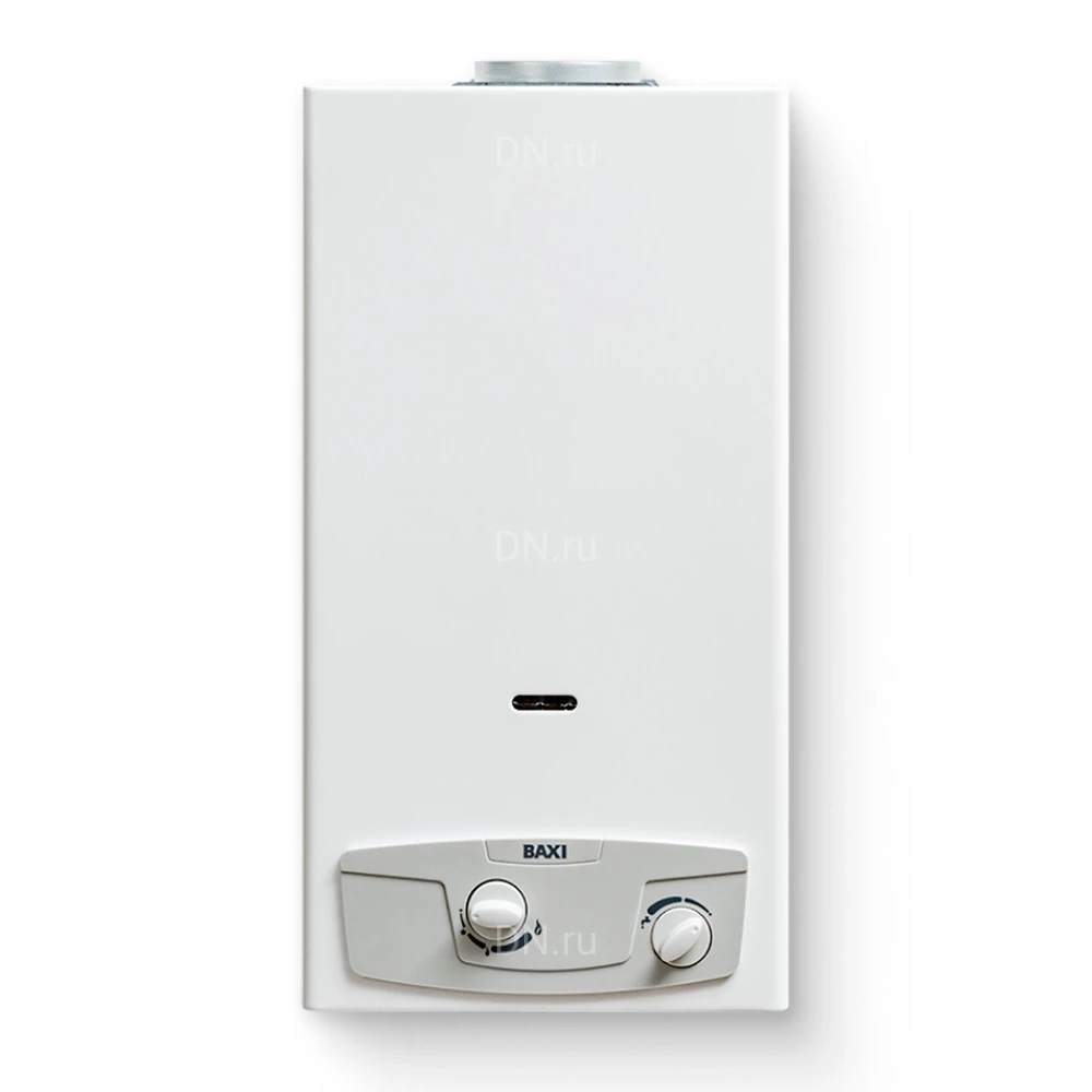 Водонагреватель газовый проточный Baxi SIG-2 11P настенный, мощность - 21.8кВт, корпус - нержавеющая сталь, Tmax 185°C