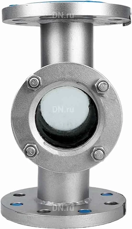 Стекло смотровое SG2-35S-F тип В ГОСТ 21836-2021 Ду40 Ру25 нержавеющая сталь, фланцевое