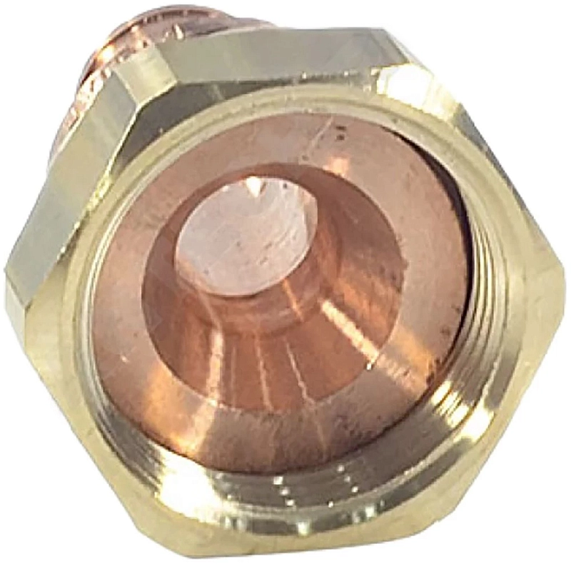 Переходник аксиальный РЕХАУ Rautitan RX+ Дн20х1/2″ Ру10 для труб из сшитого полиэтилена с накидной гайкой, корпус - бронза 14563373001