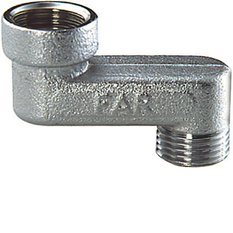 Эксцентрик латунный FAR FC 5560 3/8″x3/8″ Ду12x12 Ру10 Длина – 5 см, НР-ВР хромированный